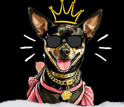 WeVibinLA chihuahua mascot